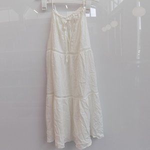 White Cupshe Beach Dress - L